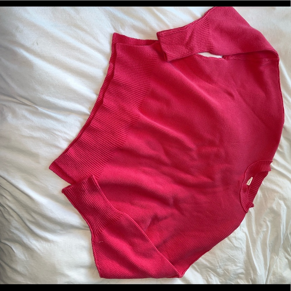 Vici pink oversized sweater